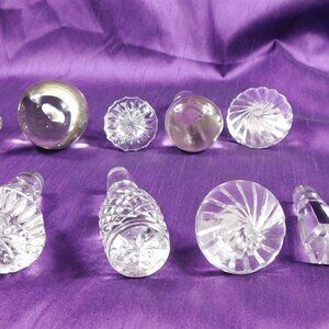 Large Lot of Eleven Decanter and Bottle Stoppers-Lot Three